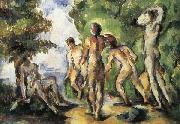 Paul Cezanne Cinq Baigneurs oil on canvas